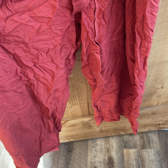 Old Navy Burnt Orange pant romper with key hold back and belt - Picture 3 of 4